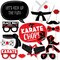 Big Dot of Happiness Karate Master - Martial Arts Birthday Party Photo Booth Props Kit - 20 Count